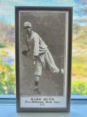 Lithophane Of 1916 Babe Ruth Rookie Card • $18