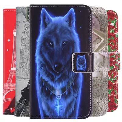 Painting Flip Stand Wallet Case For BLU Phone Leather Protect Cover Skin Etui • $10.59