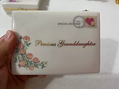 Ardleigh Elliott  PRECIOUS GRANDAUGHTER  Porcelain Music Box 2005 Ltd Ed. #'d • $9.99