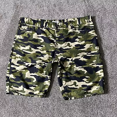 Mens 42 True Religion Swimwear Hybrid Camo Walk Shorts Boardshorts Flap Pocket • $28