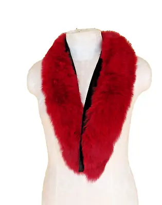 Lily And Taylor Genuine Red FOX Fur Shawl Stole Collar Wrap Boa Scarf Made In US • $127