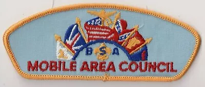 BSA Mobile Area Council T-1 CSP Alabama First Issue Cloth Back • $4.95