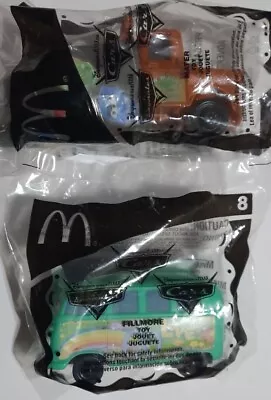 McDonalds 2006 Happy Meal Toy Lot Disney Pixar Film Cars #2 Mater #7 Filmore NOS • $11.95