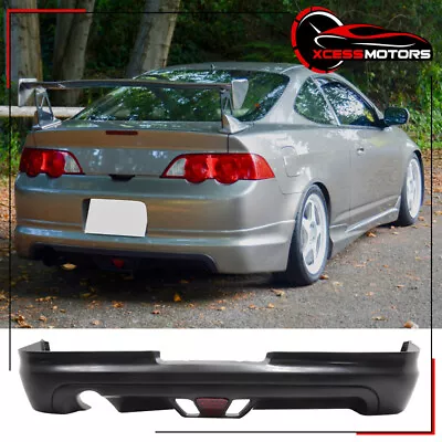 Fits 02-04 Acura RSX Mugen Style Unpainted Rear Bumper Lip With LED Brake Light • $249.99