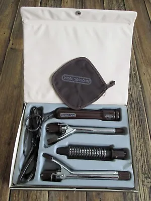 Vintage Vidal Sassoon Professional Curling Iron Interchangeable + Original Case • $12.99