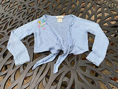 Matilda Jane Size 4 Girls Blue Sweater Shrug • $5.47