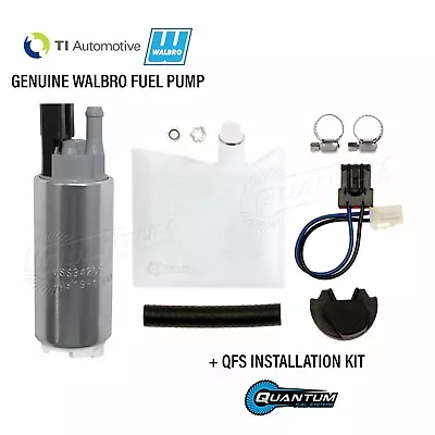 GENUINE WALBRO/TI GSS342 255LPH Fuel Pump + QFS Kit For 2001-2007 Subaru WRX Sti • $98.98