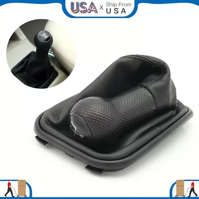 Car 5 Speed Gear Shift Knob Gaitor Boot For VW Golf Bora Jetta MK4 GTi 1999-2005 • $11.33