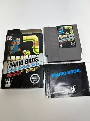 Mario Bros Arcade Nes Cib Black Box • $180