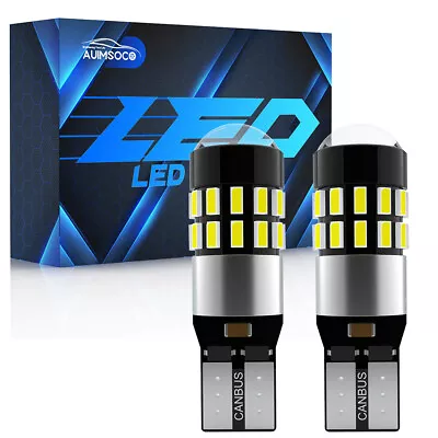 T10 LED License Plate Light Bulbs 6000K Super Bright White 168 2825 194 W5W 158 • $14.99