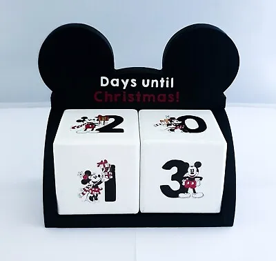 £5.99 • Buy Disney Countdown To Christmas (Days Until Christmas!) Wooden Block Calendar