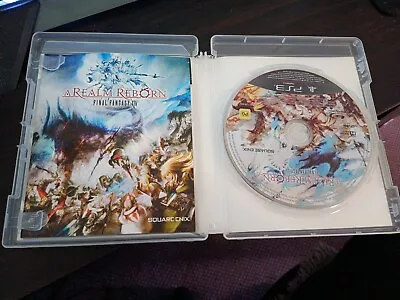 Final Fantasy XIV: A Realm Reborn - Playstation 3 - Complete With Manual  • $10