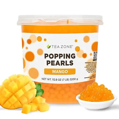 Tea Zone Mango Popping Pearls (7 Lbs) B2051 • $24.22