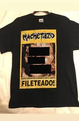 Machetazo Fileteado 2013 SANGRIENTO A CoruñaSPAIN Grindcore Death Metal T-shirt • $99.94