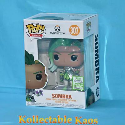 $29.95 • Buy 2019 ECCC - Overwatch - Sombra Glitch Pop! Vinyl Figure (RS) #307 + Protector