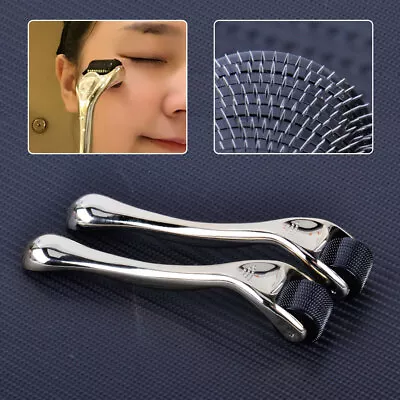 0.5mm / 1.0mm 540 Titanium Micro Needle Derma Roller Skin Therapy Care Gold Em • $18.92