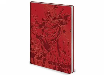 COLLECTORS OFFICIAL DEADPOOL MARVEL Comics A5 RED Notebook School Home Work Uni • £5.95