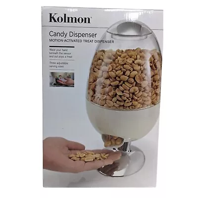 Kolmon Touch-Free Candy Nut Snack Dispenser Motion Activated White • $37.99