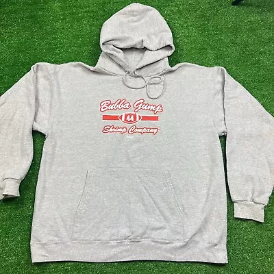 Vintage Y2K 2006 Bubba Gump Shrimp Company Maui Hoodie Gray Size Large • $35