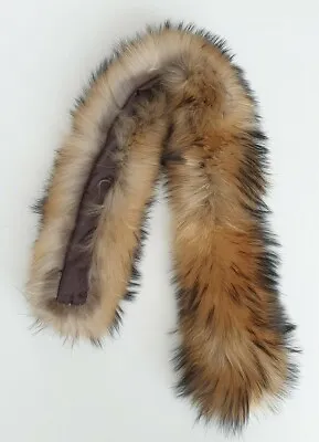 Fur Trimfin Raccoon Trim For Hoodreal  Fur Collar Trim Fur Hoodunisex Trim • $75