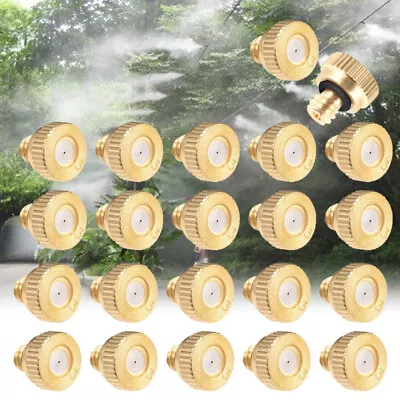 Lot Brass Misting Nozzles Fog Nozzles For Patio Misting Outdoor Cooling System  • $15.99