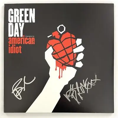 Billie Joe Armstrong & Mike Dirnt Signed Album Green Day American Idiot Beckett • $3999.95