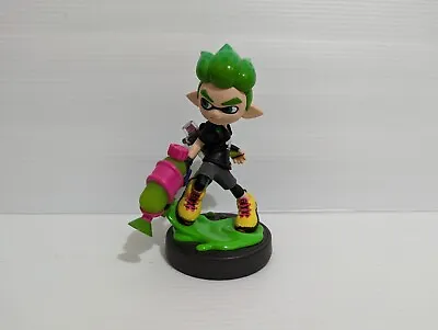 Inkling Boy Neon Green - Nintendo Amiibo - Splatoon - Free Postage • $37.50