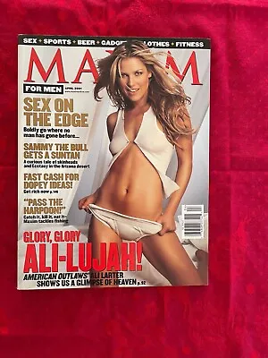 MAXIM Magazine - April 2001 With Ali Larter On The Cover • $12.99
