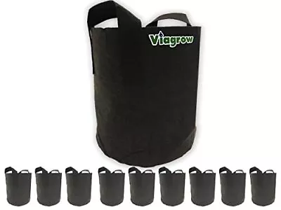 V3GAPOT-10 3 Gallon Breathable Fabric Root Aeration Pot With Handles 10 Pack ... • $24.65