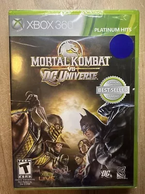 Mortal Kombat Vs. DC Universe (Microsoft Xbox 360 2008) Platinum Hits ~ Sealed • $15.99