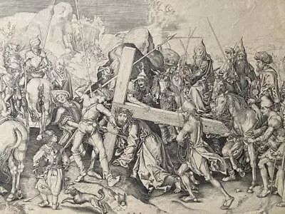 After Martin Schongauer Christ Carrying The Cross Late 18th Early 19th C • $189.49