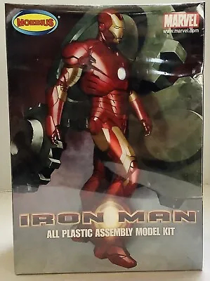 2008 Discountinued MOEBIUS 905 1/8 Iron Man Mark III Model Kit New In Box Sealed • $54.97