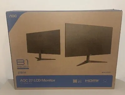 *New Sealed* AOC 27B1H 1080P Full HD 27  IPS LCD VGA HDMI Monitor Black • $91.99