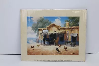 VTG Jack Sorensen Lithos ‘98 Mexican Cantina Donkey Mule Chickens 8”x10” USA New • $9.98