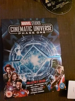 £8 • Buy Marvel Studios Collector's Edition Box Set - Phase 1 Blu-ray [Reg... - DVD  MSVG