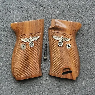 Walther P38 Gun Wood Grips For Pistol • $90