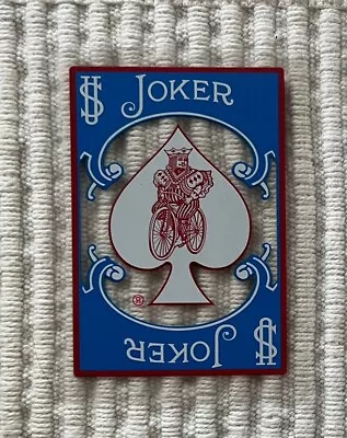 Single Vintage Playing Card ~ Bicycle Transparent Plastic ~ Joker • $1.50