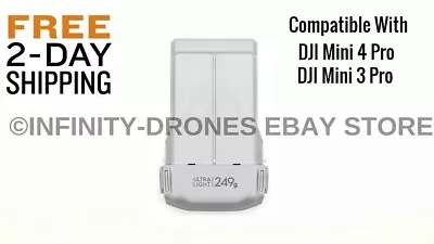 DJI Mini 4 Pro / 3 Pro Original Drone Battery * New Without Retail Packing * • $59.95