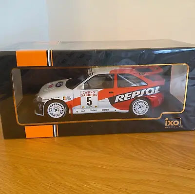 IXO Ford Escort RS Cosworth Repsol 1996 B.Thiry S.Prev 1/18 Scale Diecast Car #5 • £49.99