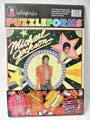 Colorforms Puzzleforms  Michael Jackson New Vintage  • $18.99