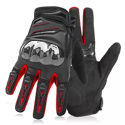 Cycling Racing Motorcycle Riding Gloves For Men Full Finger Touch Screen ATV UTV • $18.99