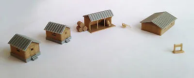 Outland Models Train Railway Layout Country Farm House Shed Cottage Set Z Gauge • £11.75