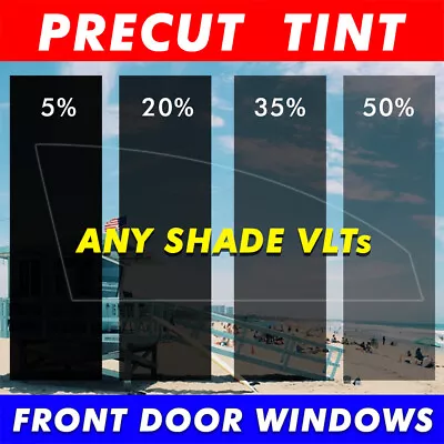 Precut Tint Front Two Door Windows Computer Cut Any Film Shade % For Ford F150 • $24.95