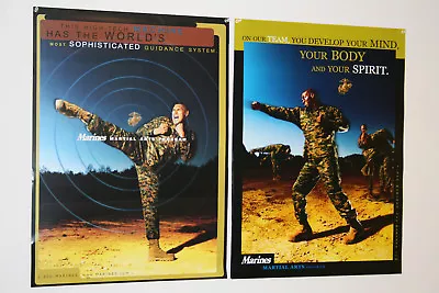 Original Marine Corps Recruiting Poster   FIGHT  - New From Box • $16