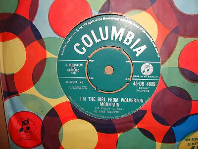 £4.99 • Buy Jo Ann Campbell,  I'm The Girl From Wolverton Mountain,  Columbia Records 1962 E