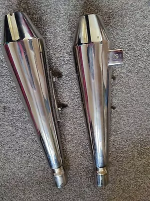 Cx500/650 Stainless Steel Exhaust Megaphones Excellent Condition  • £150