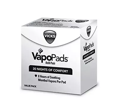 Vicks VapoPads Original Menthol Scent 20 Count Menthol Scented Vapor Pad Refills • $24