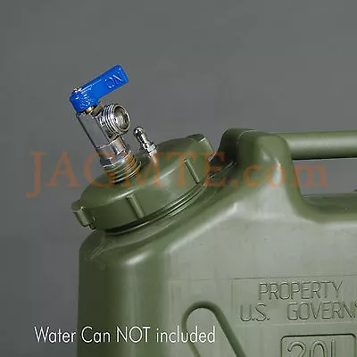 Ball Valve Pressure Kit - Scepter - OLIVE DRAB Cap - Military WATER Can MWC • $47.95