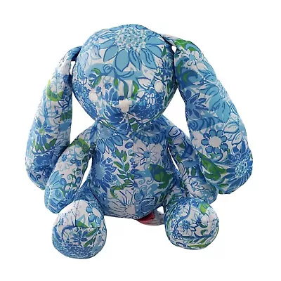 Lilly Pulitzer Bunny Plush Zanzibar Frenchie Blue Suns Out Stuffed Rabbit Toy  • $23