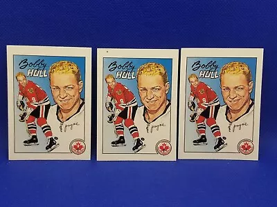 (3) 1992 Nabisco Tradition Multigrain Team #2 Bobby Hull AA700 • $1.25